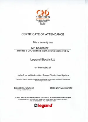 Engineer Certificate Ampcore