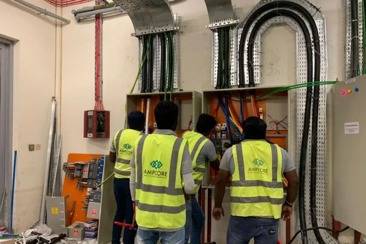 Electrical Room Cable Glanding