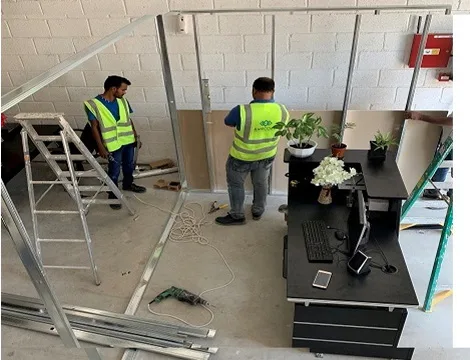 Baas Fire & Safety, Office Fit-out Work, Al Habthoor W/H, Al Qusais, Dubai